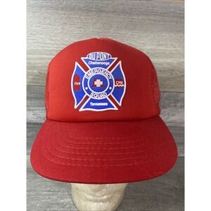 DuPont Emergency‎ Squad SnapBack Hat Cap Chattanooga Tennessee Mesh